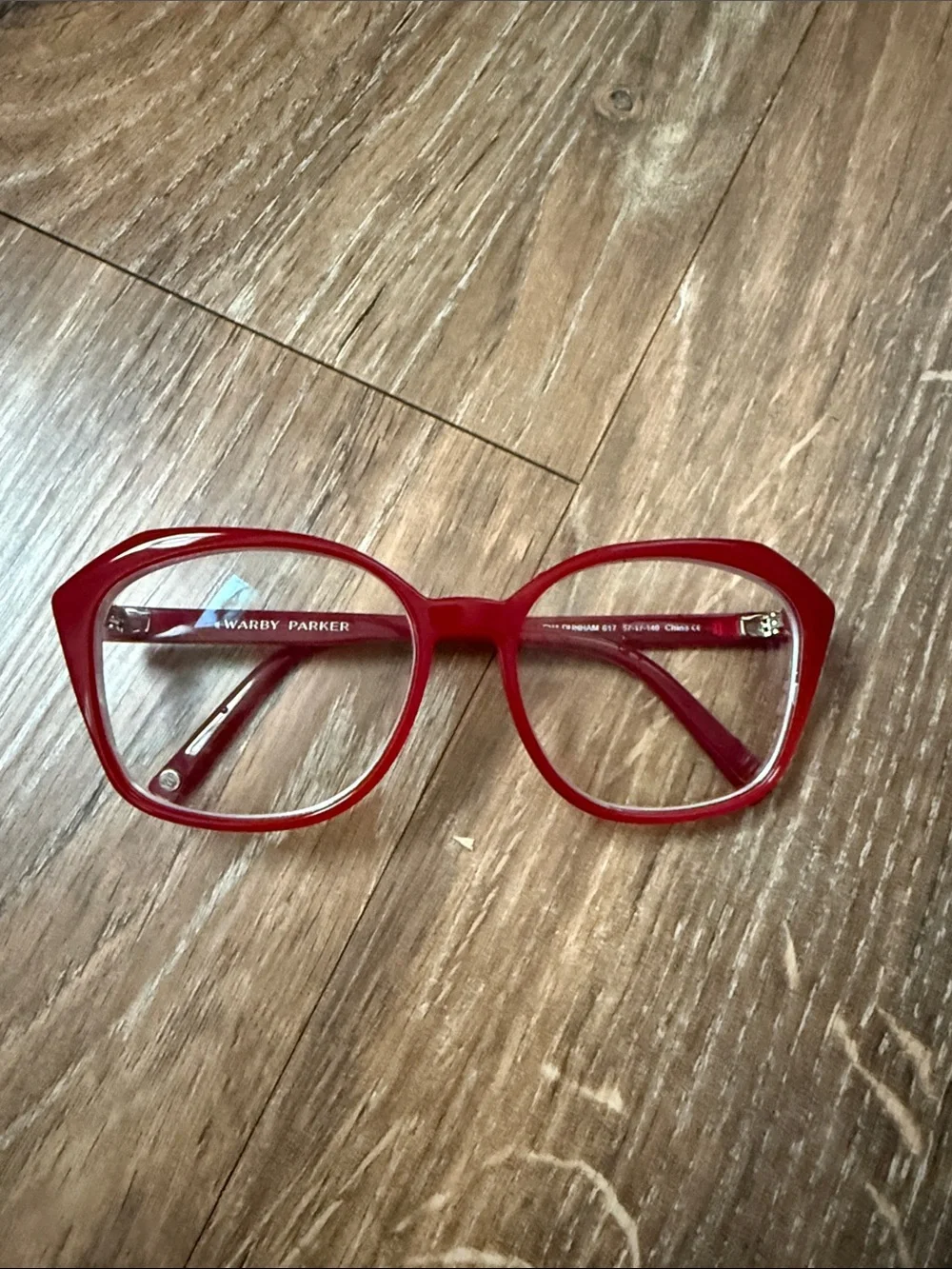 Warby Parker Nancy by Lena Dunham Red glasses